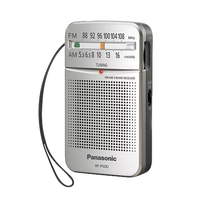 Panasonic國際牌 RF-P50D(同RF-P50) AM/FM二波段口袋型收音機 口袋收音機 廣播收音機 附耳機
