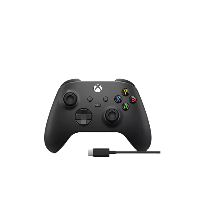 微軟Xbox 無線控制器 + TYPE-C傳輸線 手把 搖桿 磨砂黑 黑色 Series X S ONE 藍牙