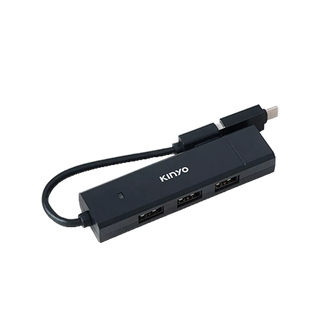 KINYO HUB-28 USB集線器 USB HUB 1分4USB擴充器 USB3.1 贈Type-C轉接頭