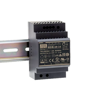 MW明緯 交流/直流 HDR系列 HDR-60 軌道式電源供應器 60W 軌道變壓器 工程用 工業用 鋁軌用