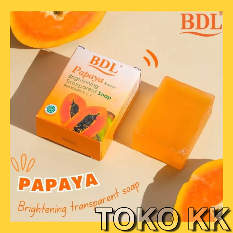 BDL Papaya Brightening Soap Sabun Pepaya Whitening KBT213