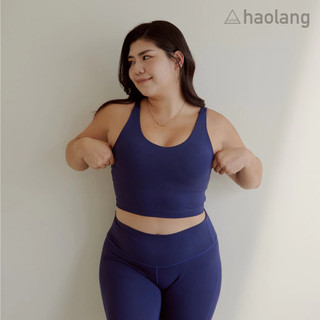 Haolang 午夜藍運動內衣/台灣製/爬山/瑜珈/露營
