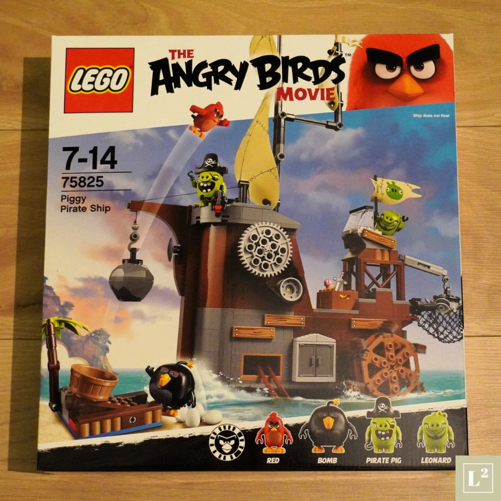 『L²』LEGO 樂高 75825 ANGRY BIRDS 憤怒鳥 豬豬海盜船 絕版 現貨 不挑盒況