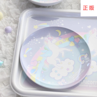 日本Mother Garden 美耐皿圓盤 獨角獸 餐具 廚房用具 居家生活 盤子 點心盤 碗盤 裝飾 餐盤 下午茶