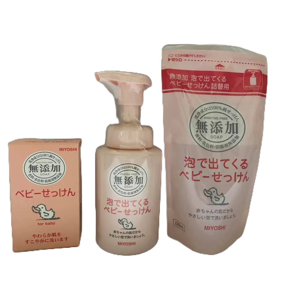 蘭運日本-Miyoshi 無添加嬰幼兒沐浴乳/幼兒用石鹼