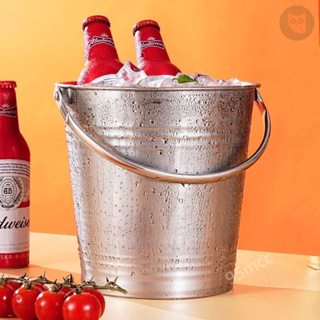 【台灣出貨】網紅冰塊桶商用不銹鋼手提小冰桶KTV酒吧香檳桶紅酒啤酒傢用加厚