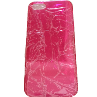 蘋果5 iPhone 5 塑膠 保護背蓋 保護套 粉紅色