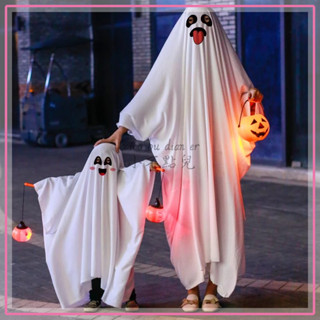 ✨小不點兒✨ 萬聖節服飾.派對.聖誕節.角色扮裝 萬聖節兒童服裝小幽靈衣服COS衣服扮鬼男童女童幼稚園親子裝扮