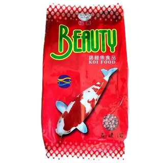 微笑的魚水族☆福壽【高階錦鯉飼料1kg(紅小)(紅中)(綠中)】
