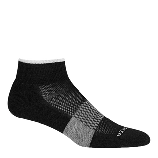 Icebreaker IB105127-377 短筒薄毛圈健行襪 黑/灰 登山襪 中筒襪 《台南悠活運動家》