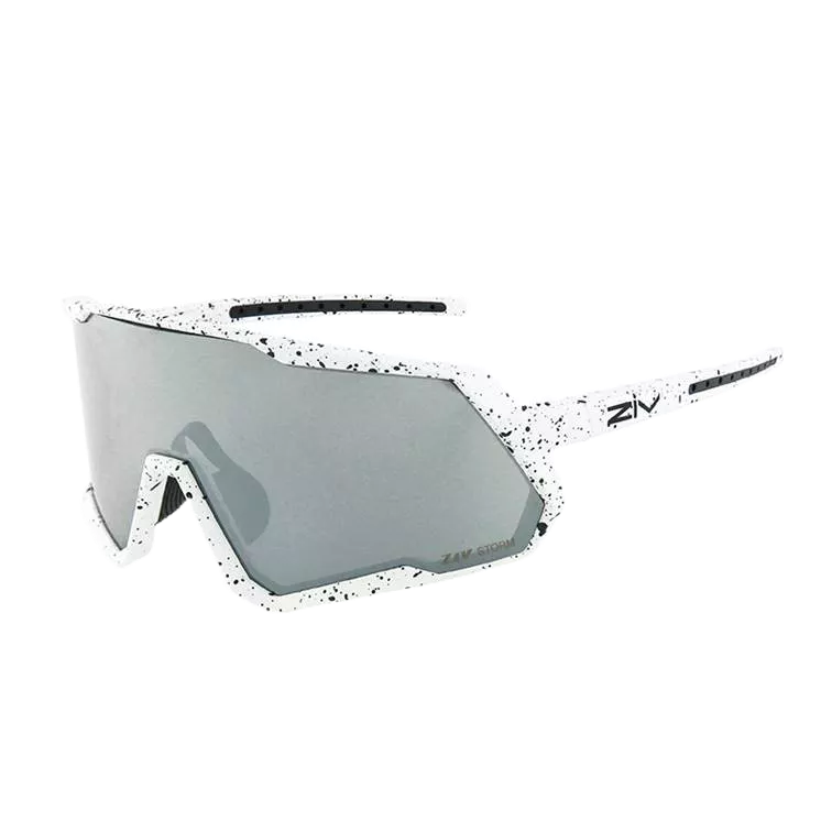 ZIV TB117061 ARES風鏡系列 運動太陽眼鏡 風暴PC防撞片 霧白黑點框 ZIV-177《台南悠活運動家》