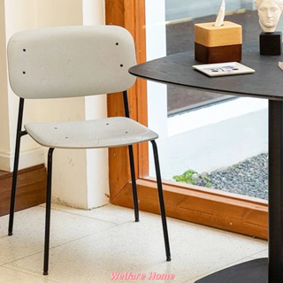 北歐輕奢餐椅餐廳咖啡廳傢用靠背書桌椅子簡約現代休閒奶茶店椅子