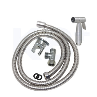 【KB+】304不鏽鋼沖洗器（3套可選）5039-TS05｜ 3M雙用掛座 或 三通接頭｜適用陽臺 水槽 花園 馬桶沖洗