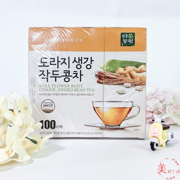 *美好生活*(效期2025/4/6)韓國Danongwon清氣護喉 桔梗生薑刀豆茶100入/盒