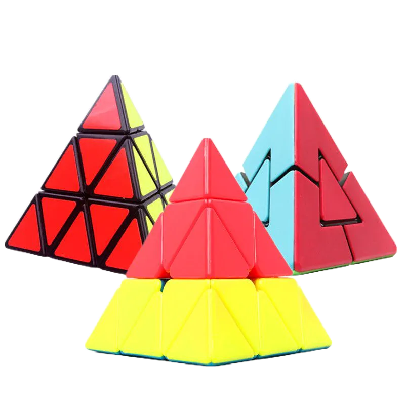 金字塔魔方 奇藝 三階 四階 金字塔 魔方 三角形 磁力 兒童 初學者 玩具 魔方 魔術方塊 百變魔方 益智 益智玩具