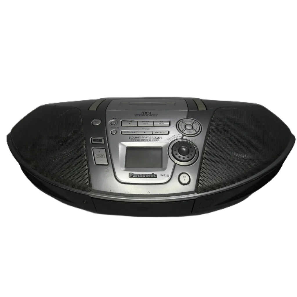 Panasonic 國際牌經典銘機眼鏡蛇 CD/FM/AM 手提式收音機 手提音響  RX-ES23(二手商品)