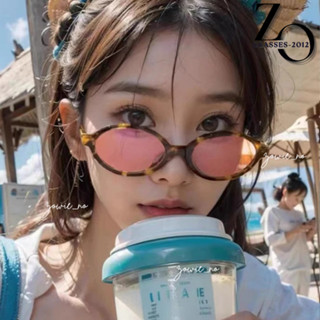 🕶️法式復古橢圓墨鏡🕶️ Y2K 太陽眼鏡 網紅 IG 海邊玩水 防曬 時尚穿搭 明星同款 大框方框 小圓框 百搭配件