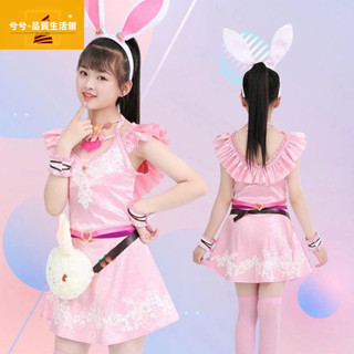臺灣出貨 萬聖節服裝 兒童表演服 cos服 鬥羅大陸小舞服裝 兒童cos 女童衣服 cosplay 角色扮演全套 萬聖節