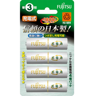 FUJITSU富士通 HR-3UTA(4B) 1900mAh 低自放鎳氫3號充電電池 AA電池大小 同HR-3UTC