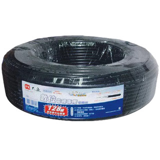 PX大通 5C-50M 同軸電纜線 50米 128編織 數位電視線 cable線 RG6U 第四台線 非成品線