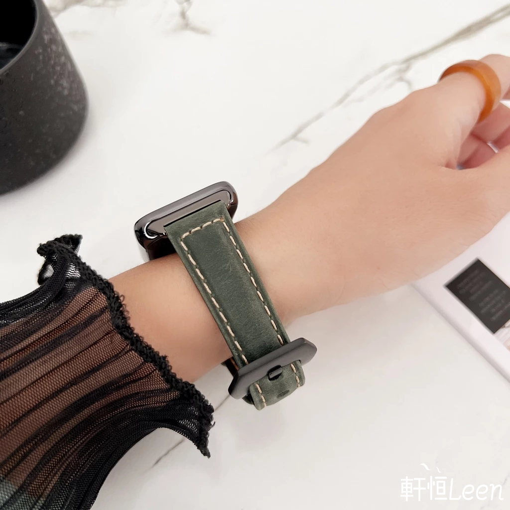 小米手環8 Pro 皮革錶帶 真皮錶帶 連接器款 替換腕帶 適用 小米手環 8 pro  NFC Xiaomi 手環
