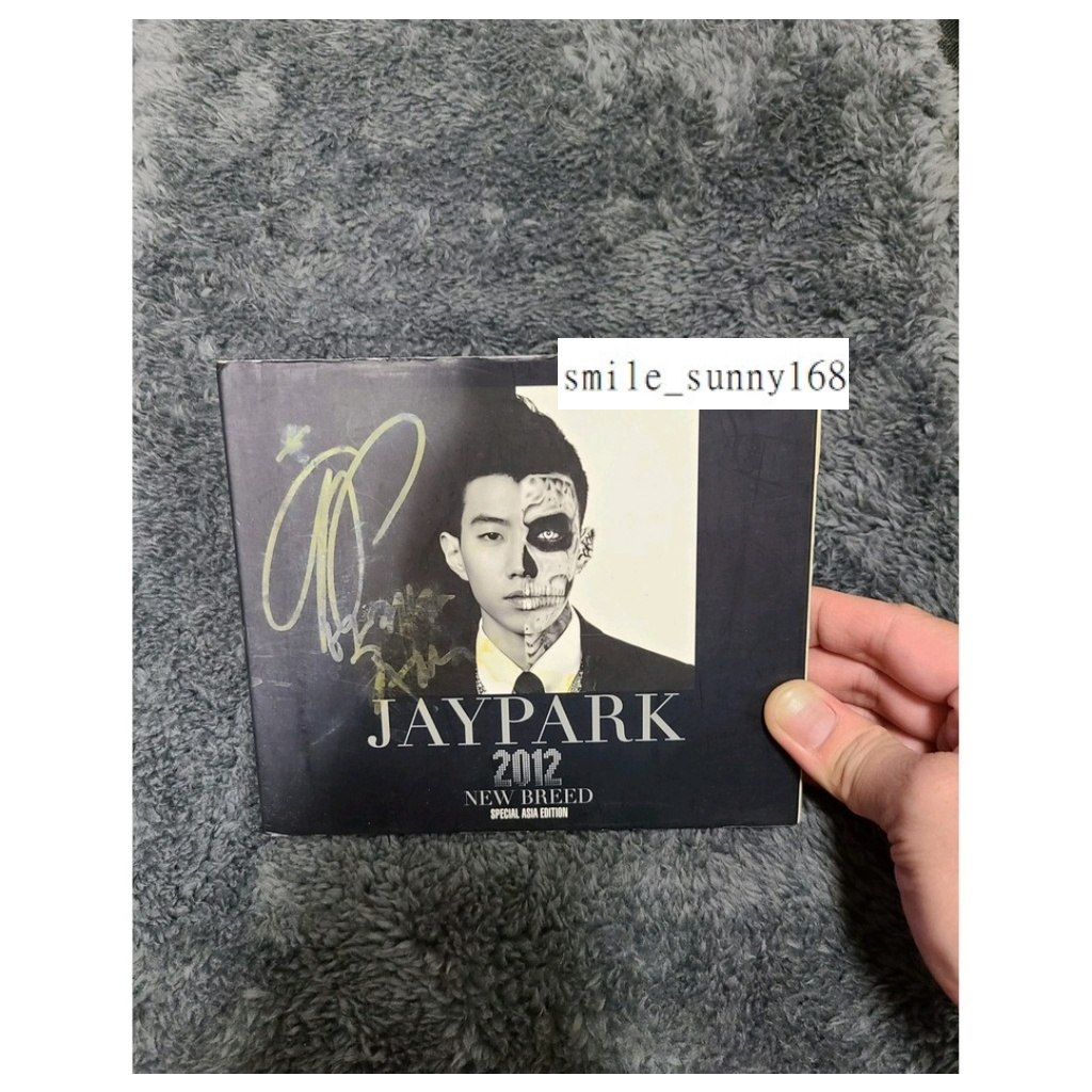 Jay Park本人簽名CD 朴宰範 2012『New Breed』首張正規專輯韓國進口版