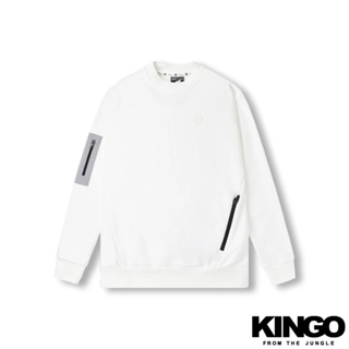 KINGO男款｜配色貼袋大學T<S-XL>221116-02｜官方直營