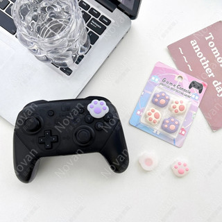適用於Switch Pro 把手 搖桿帽 保護帽 手把搖桿帽 可愛貓爪 PS4 PS5 XBOX 蘑菇頭 類比帽 類比套