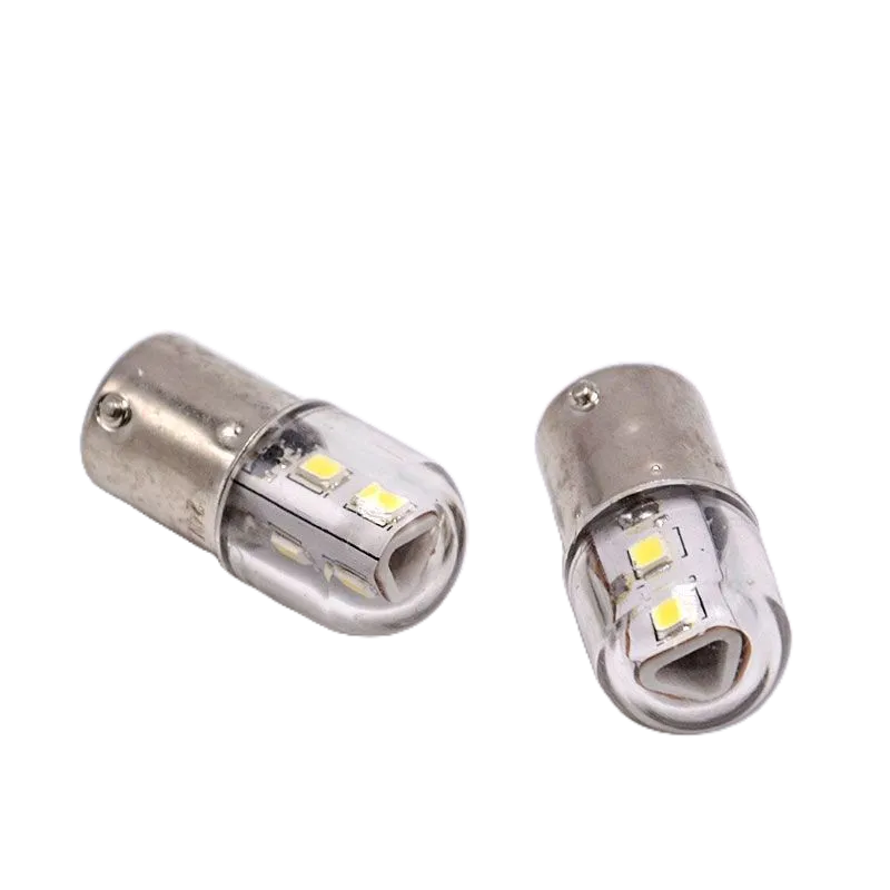 【卡口】LED 小燈泡 B15機床報三色警信號LED強光指示燈12V24V110V220V貼片單雙點燈泡精品