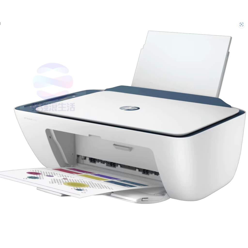 強強滾生活 HP DeskJet 2723多彩全能相片事務機 列印/影印/掃描 噴墨無線wifi印表機
