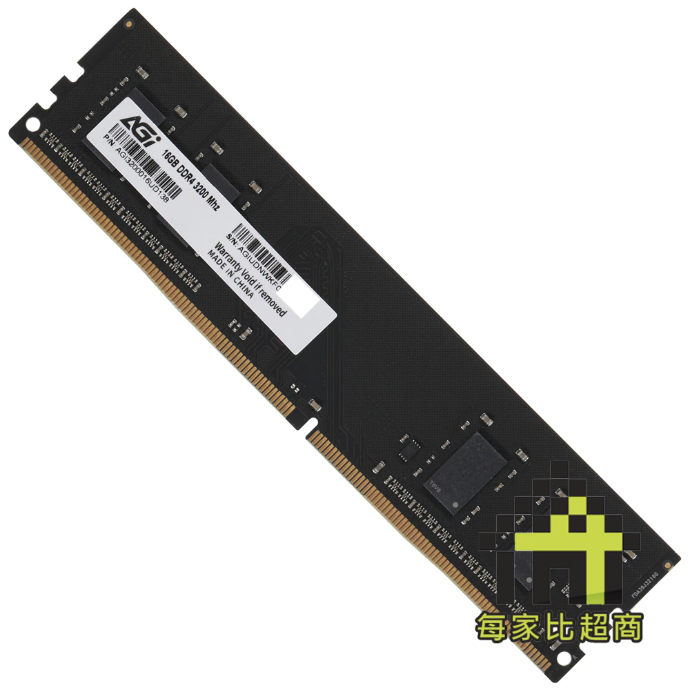 AGI UD138 16GB 桌上型電腦記憶體 DDR4 3200 亞奇雷 AGI320016UD138【每家比】