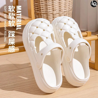 ✨【LQLQ】eva洞洞鞋女 2024新款 沙灘涼鞋 防滑防臭拖鞋 踩屎感包頭拖鞋 女款 夏季外穿涼拖鞋