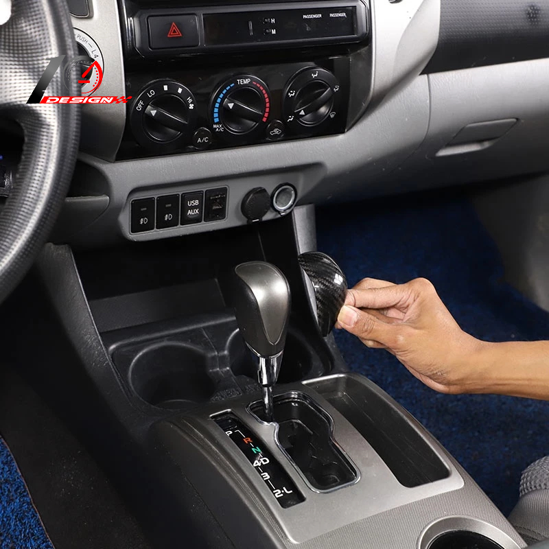 Toyota 豐田 塔庫瑪 Tacoma Alphard 排擋頭蓋飾條貼 真正碳纖維 內飾改裝