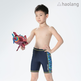 Haolang恐龍男童七分泳褲/兒童泳褲