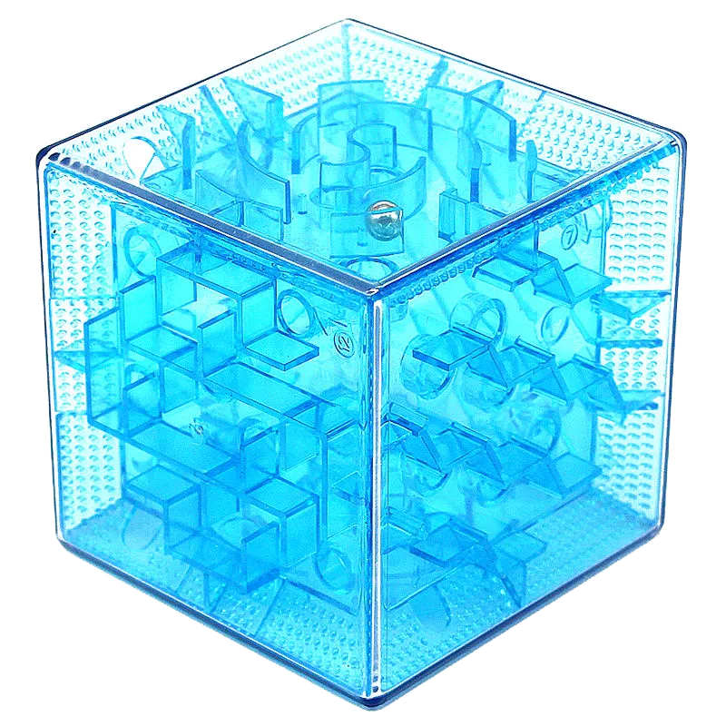 3D立體迷宮 3d立體 魔方 迷宮走珠 方形鐵球 闖關 兒童 益智 玩具 魔術方塊 百變魔方 3x3 益智玩具 迷宮