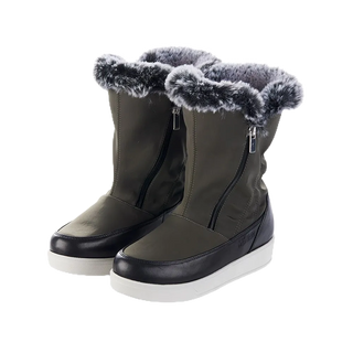 MMHH 防水 抗滑 遠紅外線 羊皮 機能 雪靴 - 橄欖綠