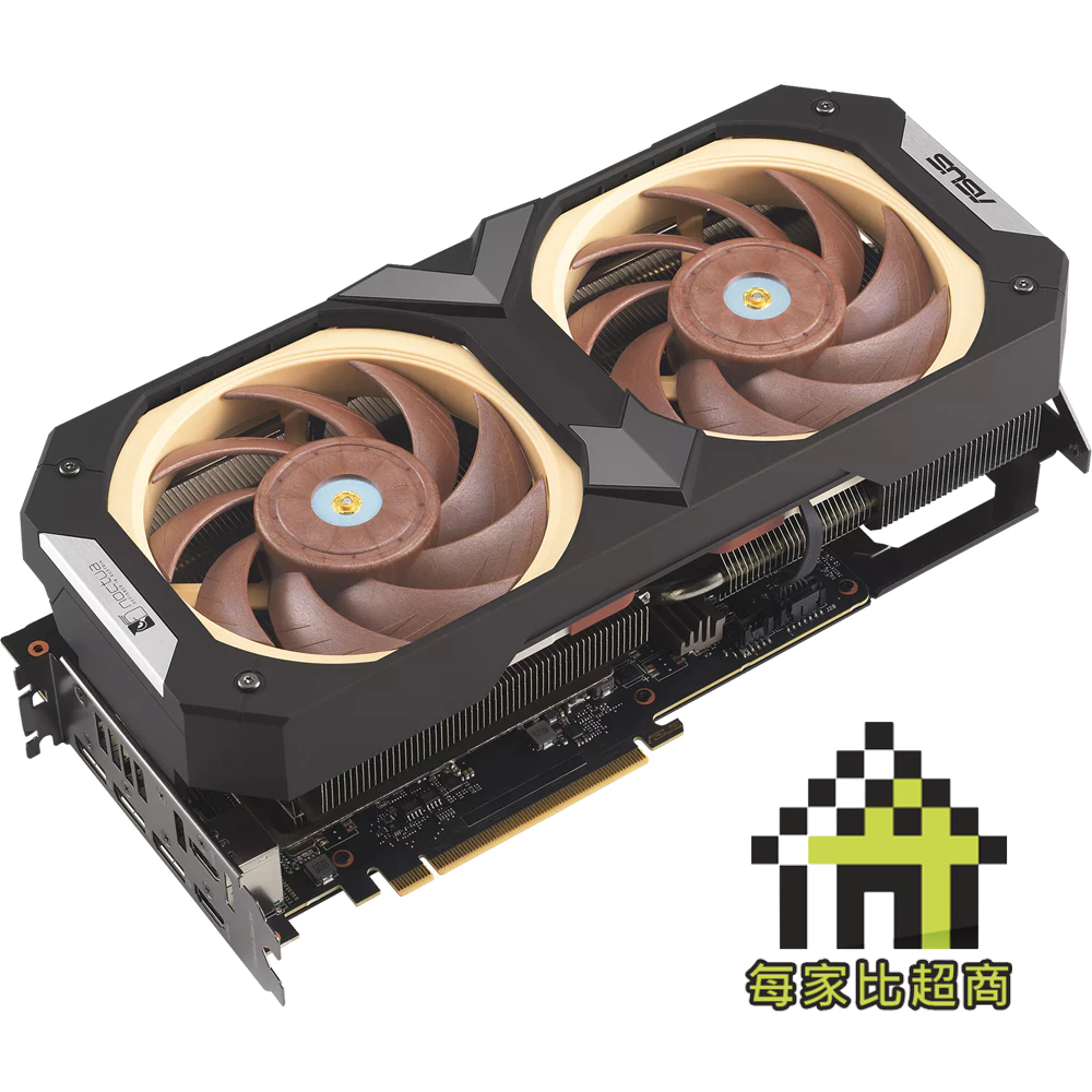 華碩 RTX4080S-O16G-NOCTUA 顯示卡 NVIDIA 4080 Super 貓頭鷹 特仕版【每家比】