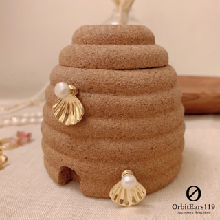 維納斯的誕生⟣2way兩用貝殼造型鍍金珍珠耳環｜華麗 · 巴洛克系列 #現貨快速出 #韓飾 #珍珠 #選品