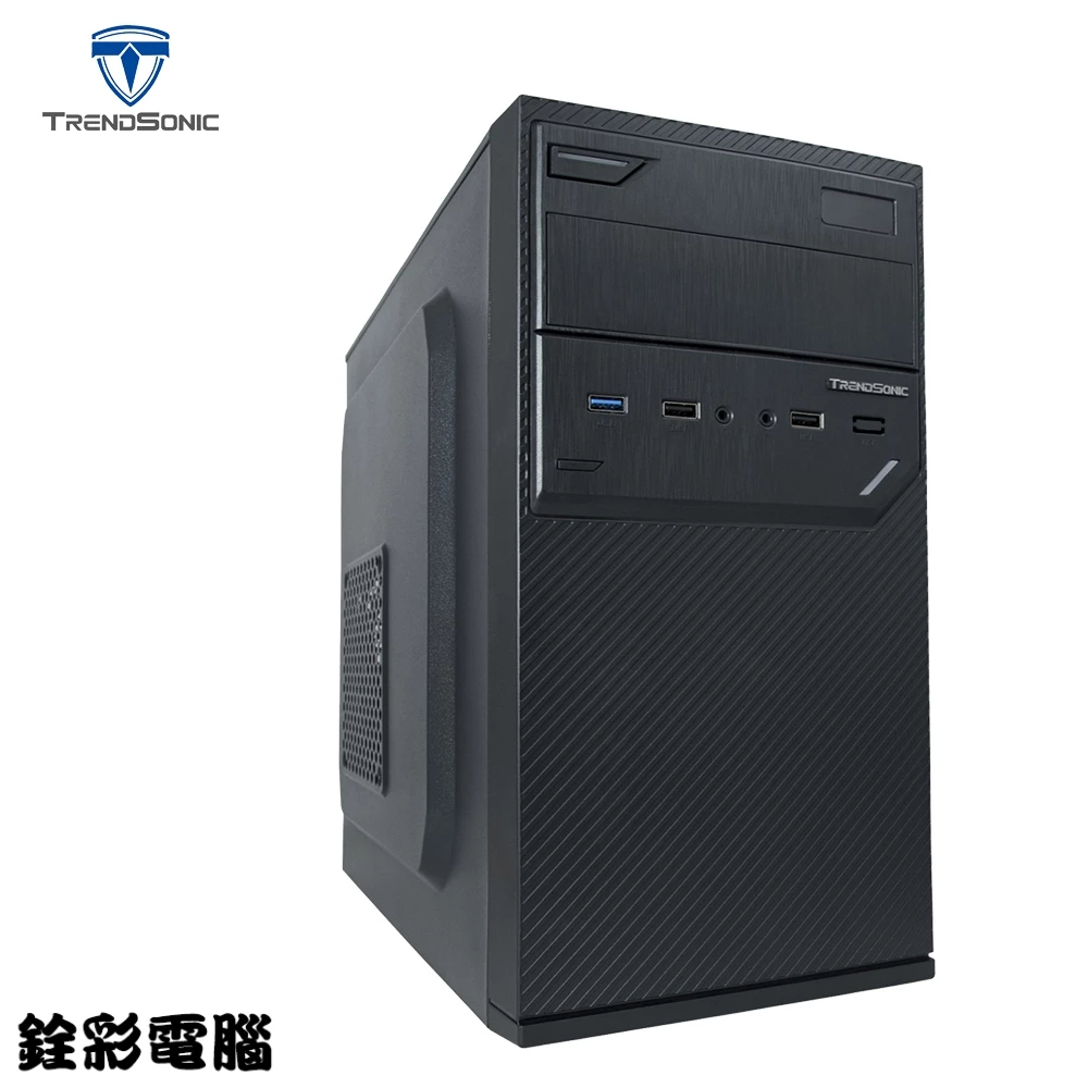 TrendSonic 翰欣 PA25 USB3.0 M-ATX機殼《黑》 / 銓彩電腦