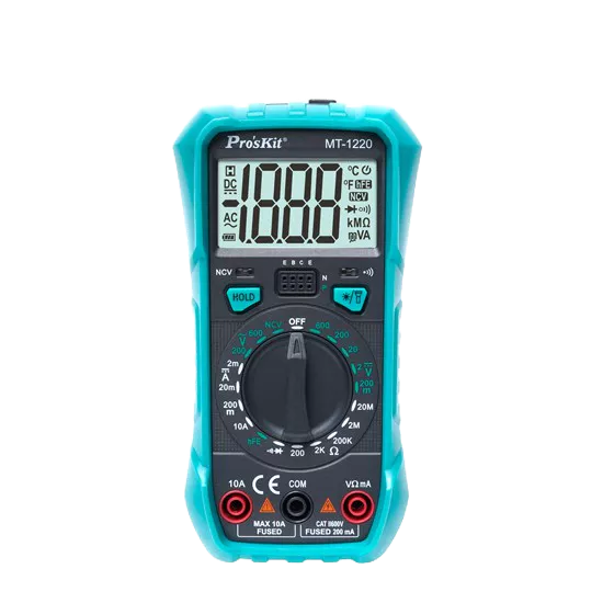 Pro'sKit 寶工 MT-1220 數位電錶 三用電表 尋線器 驗電筆 手電筒 攜帶式 短路蜂鳴