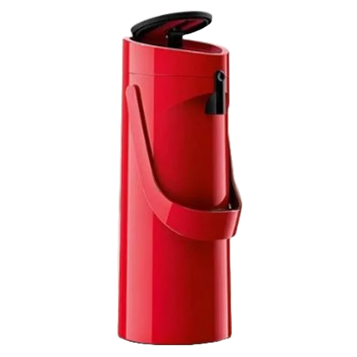 🐧Tefal法國特福 PONZA氣壓式時尚真空保溫摩埃壺 1.9L-紅色 (玻璃內膽)