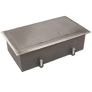 Combo康寶 掀蓋六模組地板插座-預埋型 CDOAS6LS 不鏽鋼 插座模組 地板模組 水電 工程