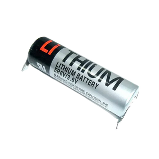 日本 TOSHIBA ER-6V 一次性鋰電池 AA 3.6V 2200mAh 帶Pin 儀器用 焊腳