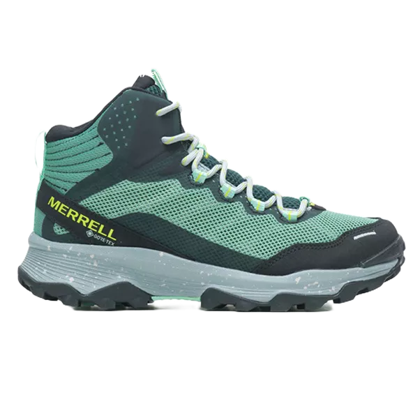 Merrell 戶外鞋 Speed Strike Mid GTX 綠 女鞋 登山鞋 ML067368《台南悠活運動家》