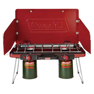 COLEMAN 高效能瓦斯雙口爐 火力7000kcal CM-21950 3,500kcal/h*2《臺南悠活運動家》