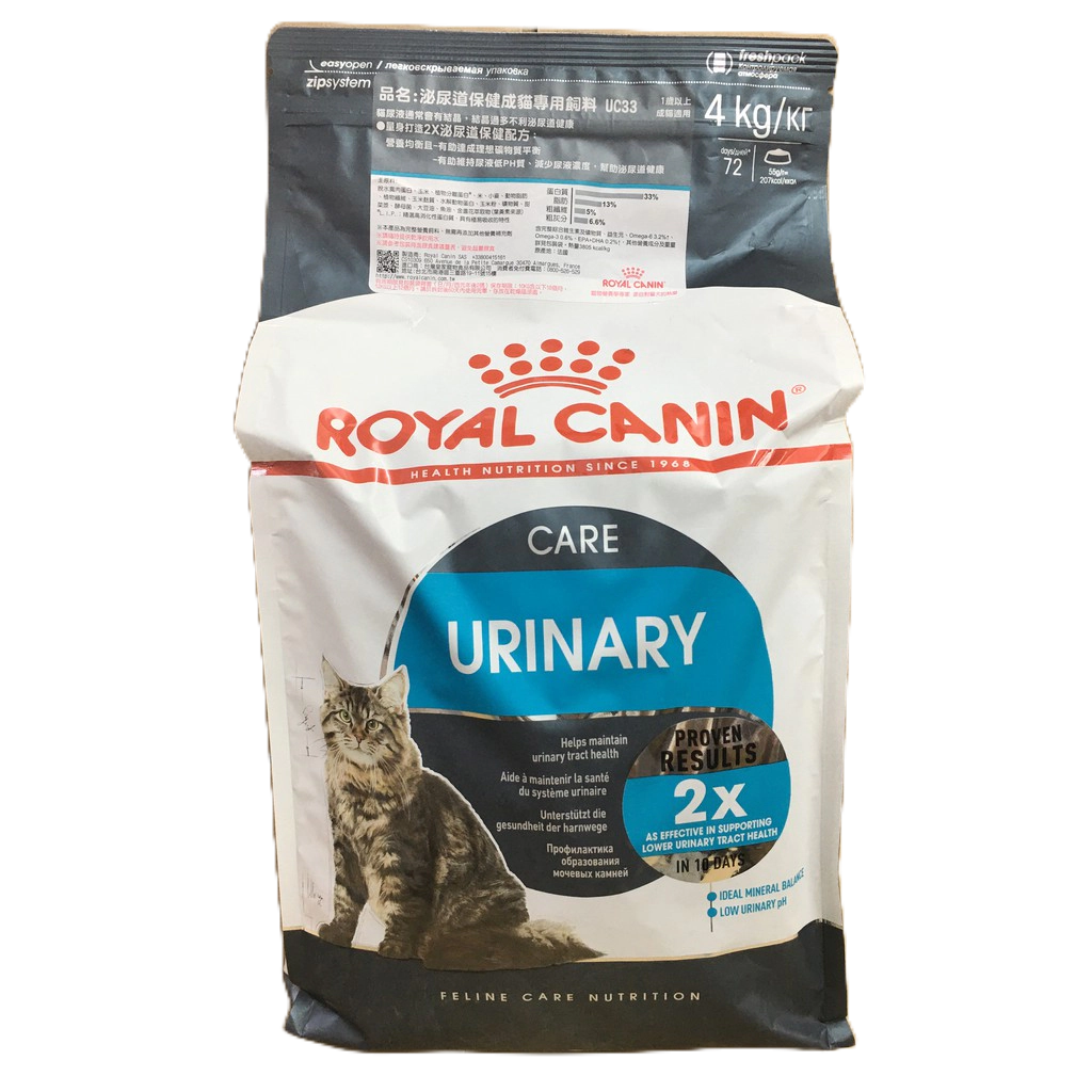 皇家 ROYAL CANAIN 貓飼料 UC33泌尿保健貓 4kg 含稅發票