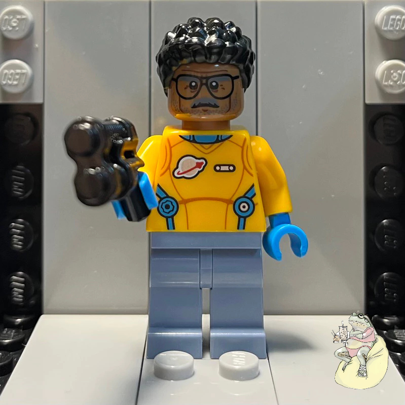 《阿呱》LEGO樂高自組MOC人偶星際戰隊艦長麥倫