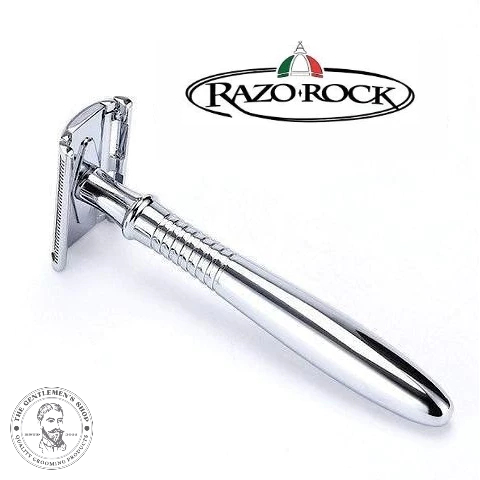 [現貨] 義大利進口 RazoRock Teck II 封閉式梳子安全 刮鬍刀 傳統刮鬍 +5 Derby 刀片