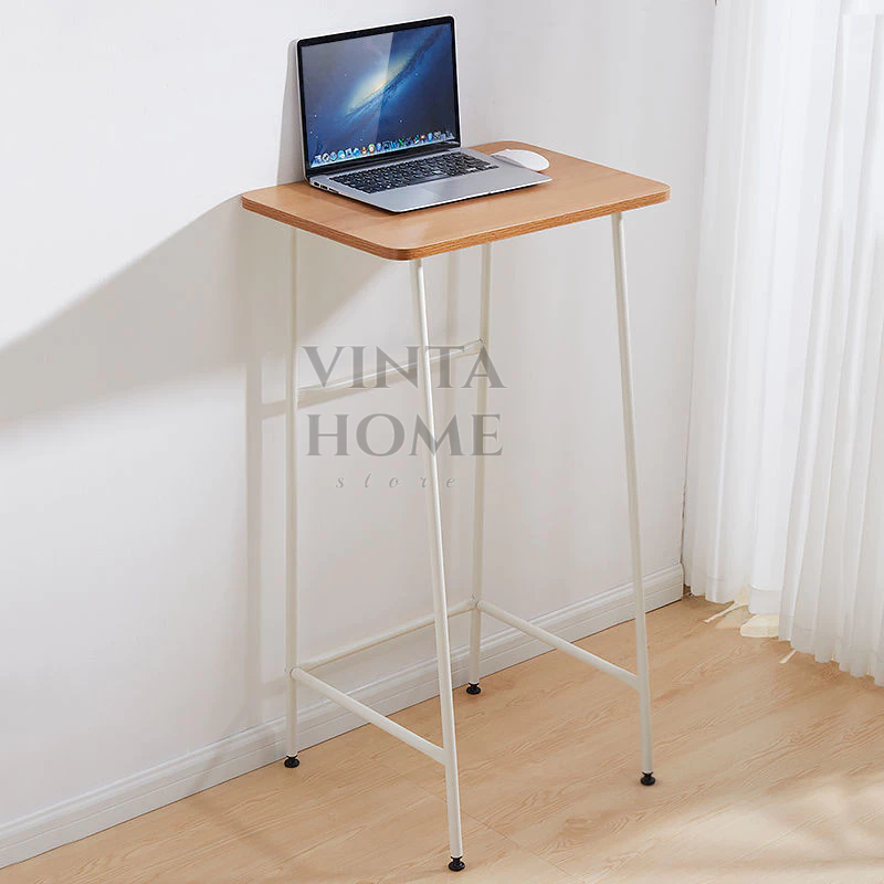 站立式工作臺傢用桌子書桌簡易辦公桌高腳站桌寫字桌筆記本電腦桌