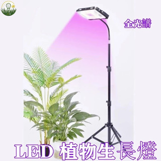 『叄曦燈飾』LED植物生長燈 帶支架全光譜50WLED室內植物生長燈 盆栽燈 水培燈 多肉燈 家用綠植花卉全光譜補光